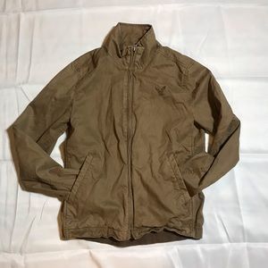 American Eagle Khaki bomber jacket Size XS
